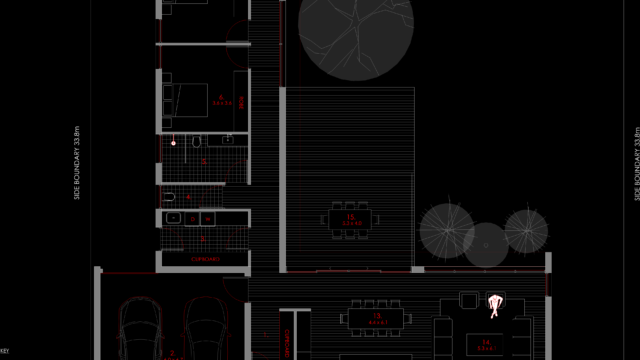 concept layout black background